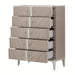 AICO Lanterna Highboy Chest in Silver Mist - Furniture Land (Milwaukee, WI)