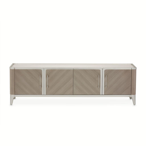 AICO Lanterna Media Cabinet in Silver Mist - Furniture Land (Milwaukee, WI)