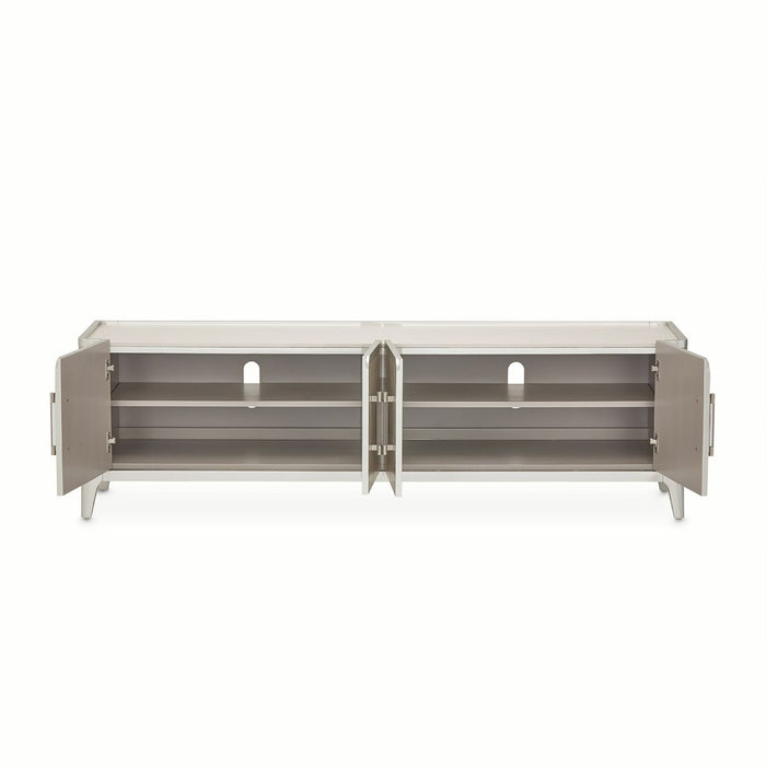 AICO Lanterna Media Cabinet in Silver Mist - Furniture Land (Milwaukee, WI)