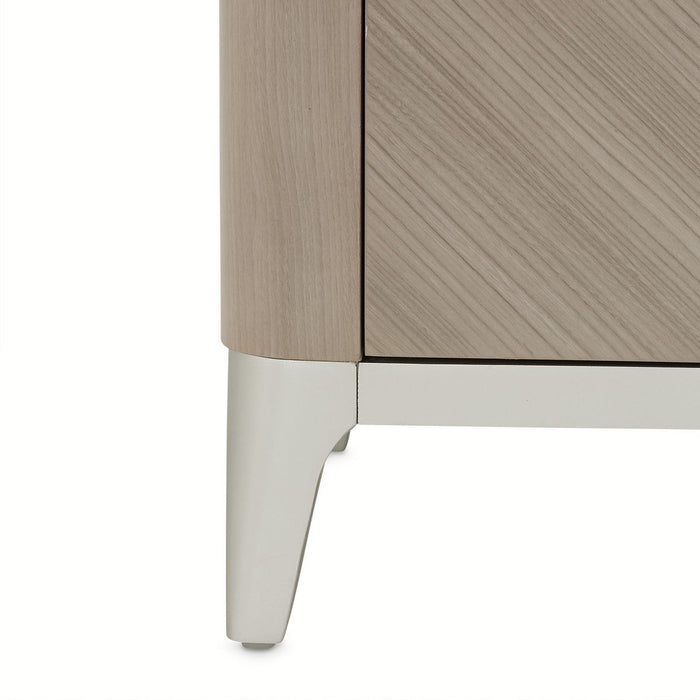 AICO Lanterna Media Cabinet in Silver Mist - Furniture Land (Milwaukee, WI)