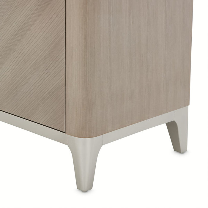 AICO Lanterna Media Cabinet in Silver Mist - Furniture Land (Milwaukee, WI)