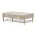 AICO Lanterna Cocktail Table in Silver Mist - Furniture Land (Milwaukee, WI)