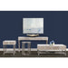 AICO Lanterna Chairside Table in Silver Mist - Furniture Land (Milwaukee, WI)