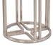 AICO Lanterna Chairside Table in Silver Mist - Furniture Land (Milwaukee, WI)