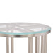 AICO Lanterna Chairside Table in Silver Mist - Furniture Land (Milwaukee, WI)