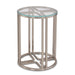 AICO Lanterna Chairside Table in Silver Mist - Furniture Land (Milwaukee, WI)
