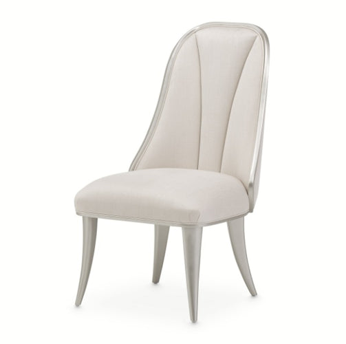 AICO Furniture Penthouse Side Chair (Set of 2) in Ash Gray - Furniture Land (Milwaukee, WI)