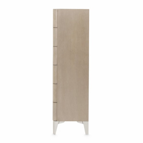 AICO Furniture Penthouse Vertical Storage Cabinet-Chest of Drawers in Ash Gray - Furniture Land (Milwaukee, WI)