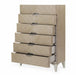 AICO Furniture Penthouse Vertical Storage Cabinet-Chest of Drawers in Ash Gray - Furniture Land (Milwaukee, WI)