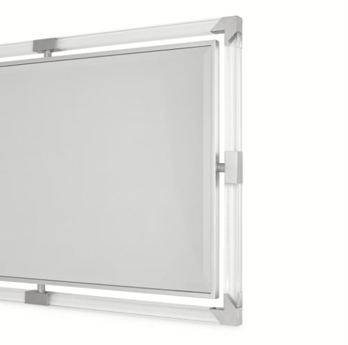 AICO Furniture Penthouse Wall Mirror in Ash Gray - Furniture Land (Milwaukee, WI)