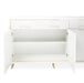 AICO Furniture Palm Gate Sideboard in Cloud White - Furniture Land (Milwaukee, WI)