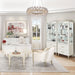 AICO London Place Display Cabinet in Creamy Pearl - Furniture Land (Milwaukee, WI)