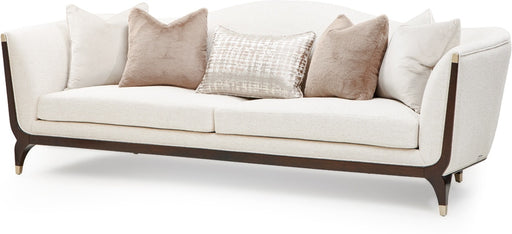 AICO Paris Chic Sofa Cremini in Espresso - Furniture Land (Milwaukee, WI)