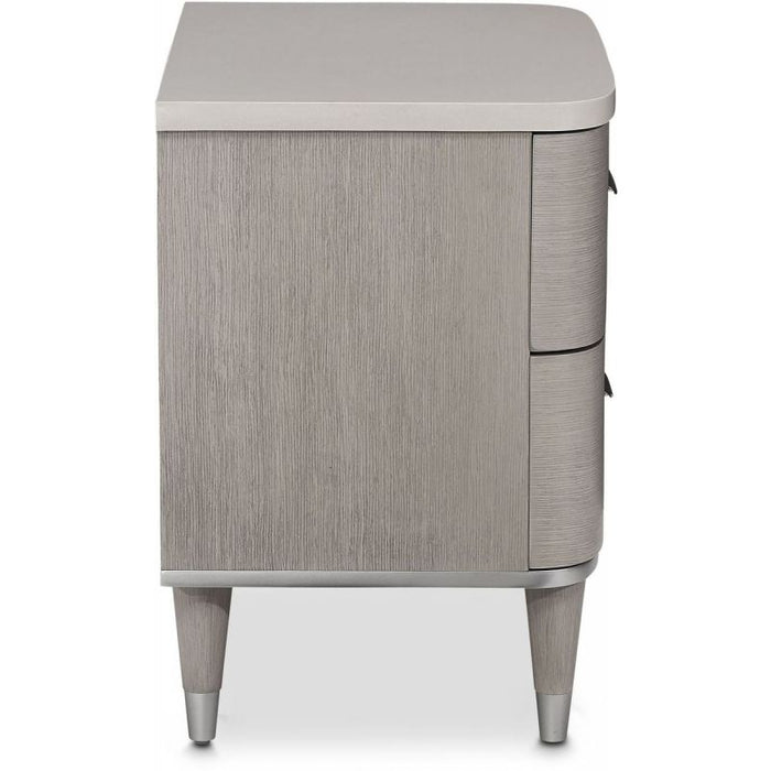 AICO Eclipse Nightstand in Moonlight - Furniture Land (Milwaukee, WI)