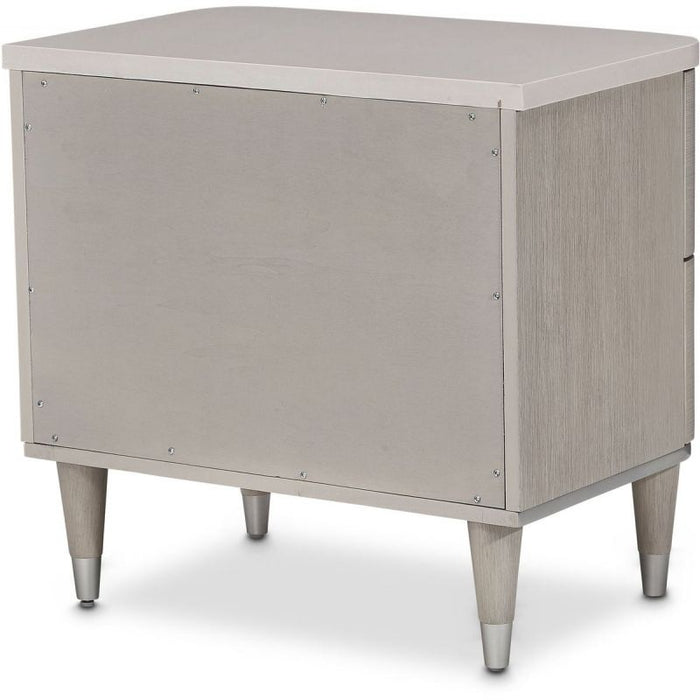 AICO Eclipse Nightstand in Moonlight - Furniture Land (Milwaukee, WI)