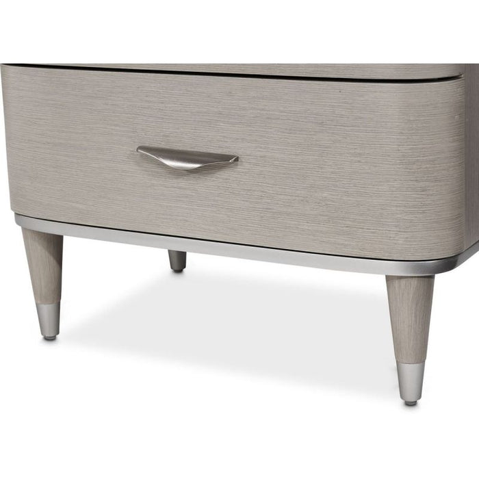 AICO Eclipse Nightstand in Moonlight - Furniture Land (Milwaukee, WI)