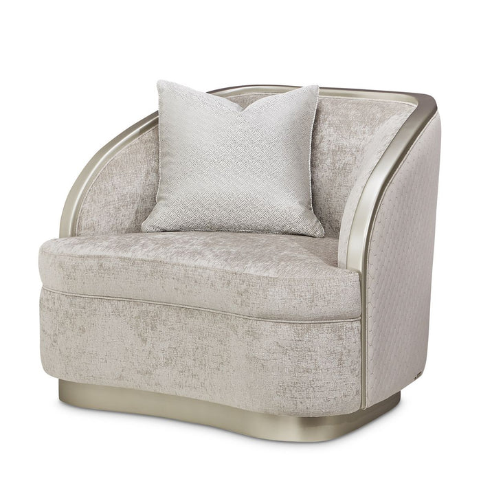 AICO Lanna Matching Chair in Storm Silver Mist - Furniture Land (Milwaukee, WI)