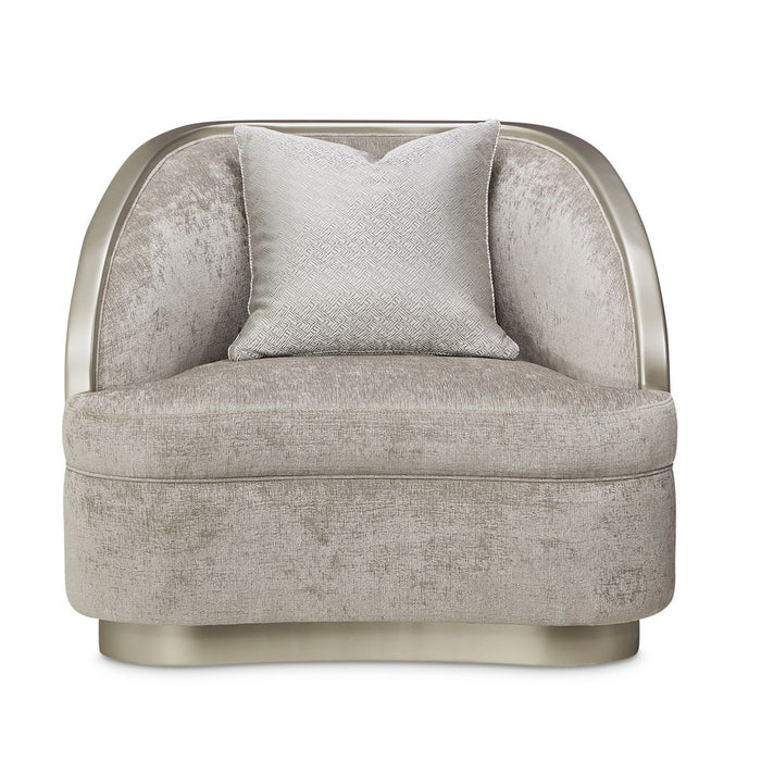 AICO Lanna Matching Chair in Storm Silver Mist - Furniture Land (Milwaukee, WI)