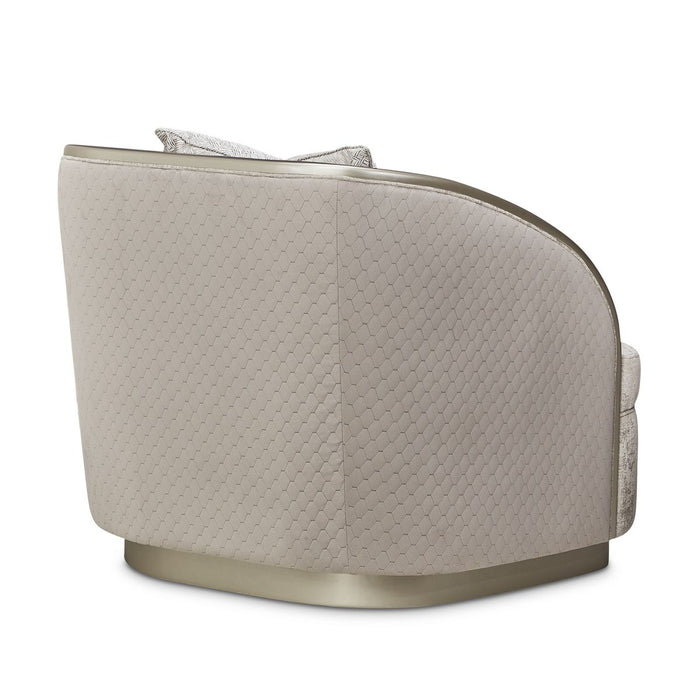 AICO Lanna Matching Chair in Storm Silver Mist - Furniture Land (Milwaukee, WI)
