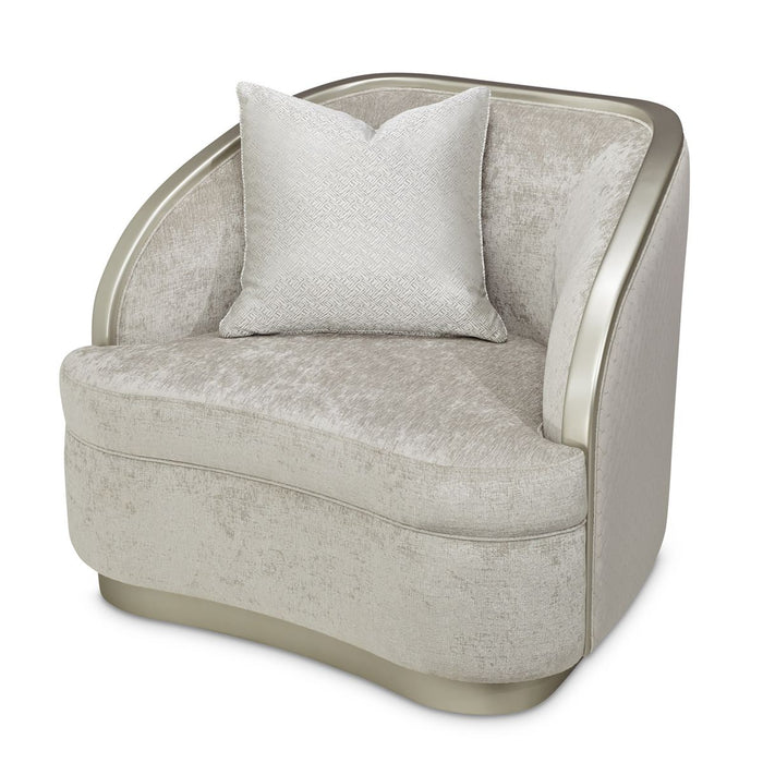 AICO Lanna Matching Chair in Storm Silver Mist - Furniture Land (Milwaukee, WI)