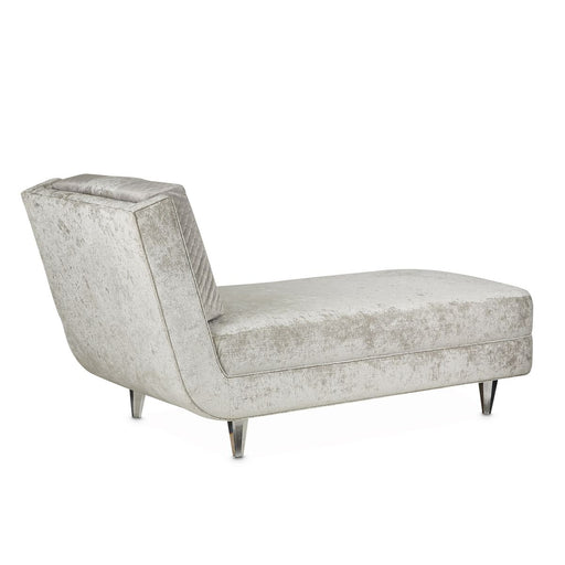 AICO Lanna Armless Chaise in Storm Silver Mist - Furniture Land (Milwaukee, WI)