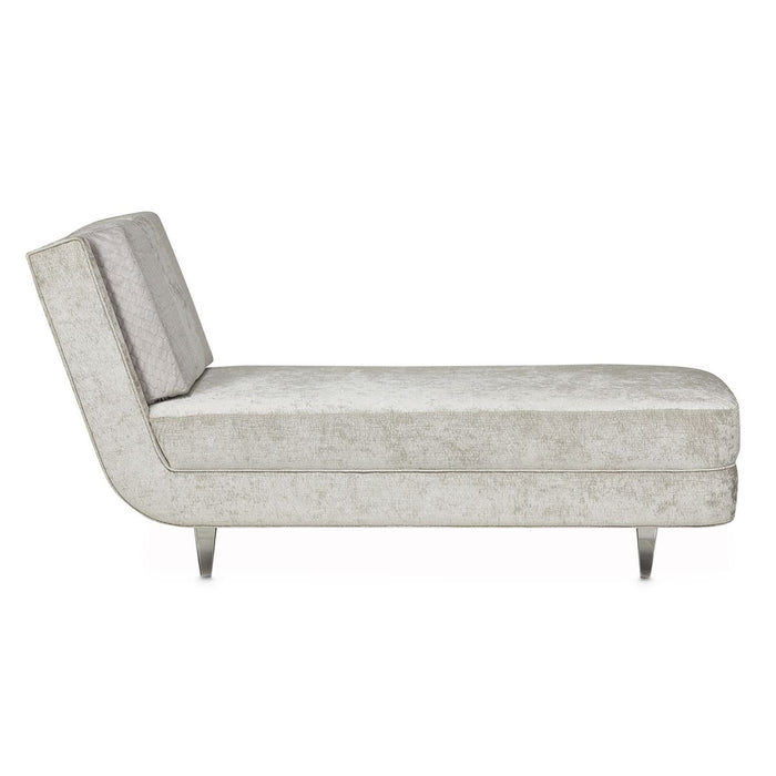 AICO Lanna Armless Chaise in Storm Silver Mist - Furniture Land (Milwaukee, WI)