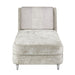 AICO Lanna Armless Chaise in Storm Silver Mist - Furniture Land (Milwaukee, WI)