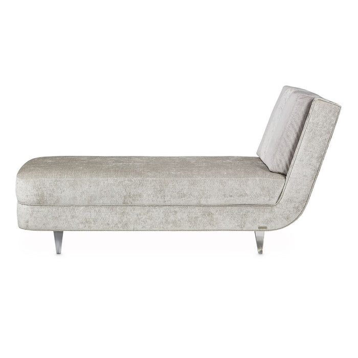 AICO Lanna Armless Chaise in Storm Silver Mist - Furniture Land (Milwaukee, WI)