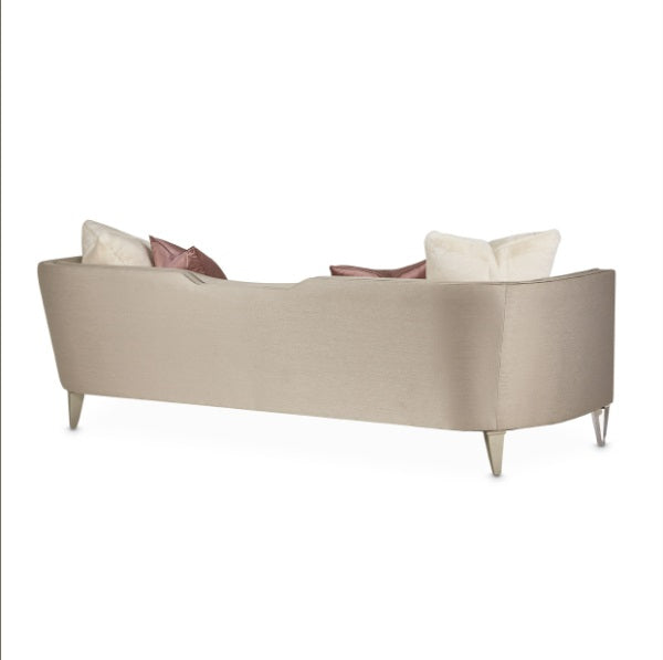 AICO Furniture Linea Sofa in Silver Mist - Furniture Land (Milwaukee, WI)