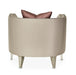 AICO Furniture Linea Matching Chair Metallic in Silver Mist - Furniture Land (Milwaukee, WI)