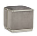 AICO Furniture Linea Linea Ottoman Gray Pearl in Silver Mist - Furniture Land (Milwaukee, WI)