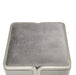 AICO Furniture Linea Linea Ottoman Gray Pearl in Silver Mist - Furniture Land (Milwaukee, WI)