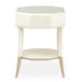 AICO La Rachelle Octagonal End Table w/ Drawer in Medium Champagne - Furniture Land (Milwaukee, WI)