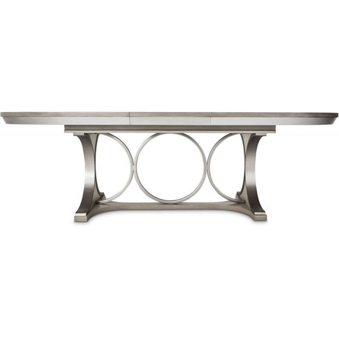 AICO Eclipse Oval Dining Table in Moonlight - Furniture Land (Milwaukee, WI)