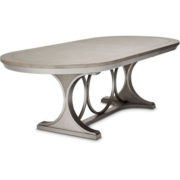 AICO Eclipse Oval Dining Table in Moonlight - Furniture Land (Milwaukee, WI)