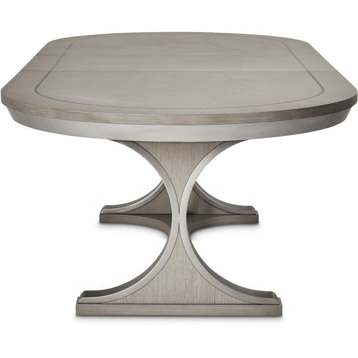 AICO Eclipse Oval Dining Table in Moonlight - Furniture Land (Milwaukee, WI)