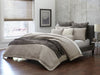 AICO Paragon 9-pc Queen Comforter Set in Taupe - Furniture Land (Milwaukee, WI)