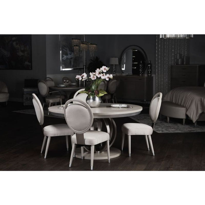 AICO Eclipse Round Dining Table in Moonlight - Furniture Land (Milwaukee, WI)