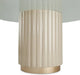 AICO Malibu Crest Round Dining Table in Chardonnay - Furniture Land (Milwaukee, WI)