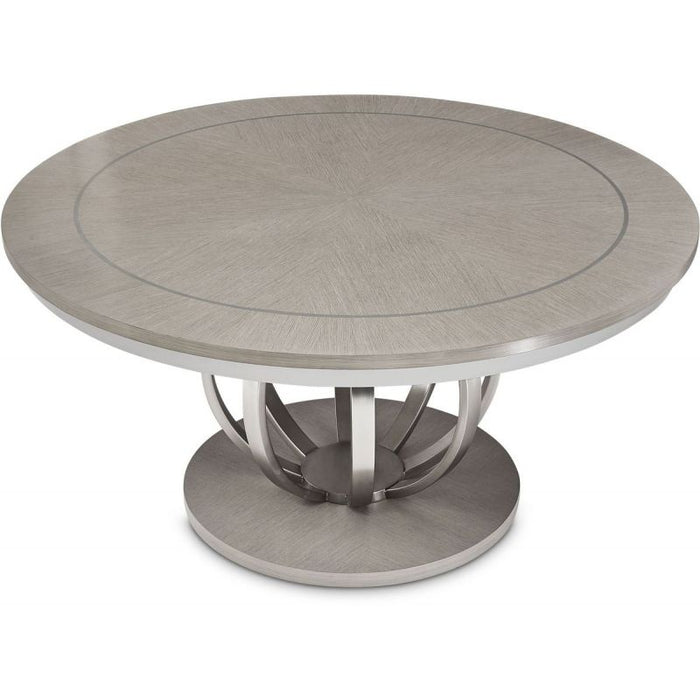 AICO Eclipse Round Dining Table in Moonlight - Furniture Land (Milwaukee, WI)