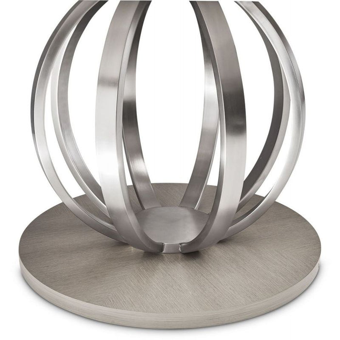 AICO Eclipse Round Dining Table in Moonlight - Furniture Land (Milwaukee, WI)