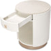 AICO La Rachelle Round End Table w/ Marble Top in Medium Champagne - Furniture Land (Milwaukee, WI)