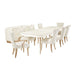 AICO La Rachelle Rectangular Dining Table in Medium Champagne - Furniture Land (Milwaukee, WI)