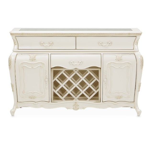 AICO Lavelle Sideboard in Classic Pearl - Furniture Land (Milwaukee, WI)