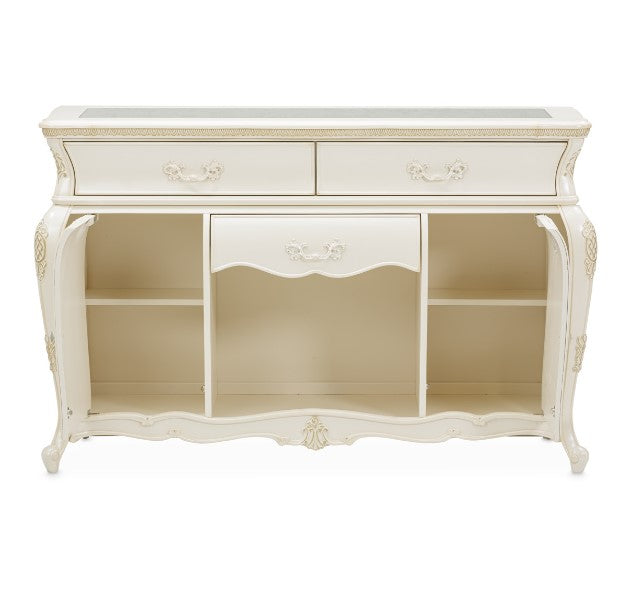 AICO Lavelle Sideboard in Classic Pearl - Furniture Land (Milwaukee, WI)