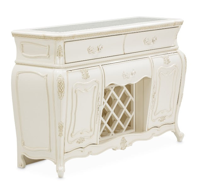 AICO Lavelle Sideboard in Classic Pearl - Furniture Land (Milwaukee, WI)