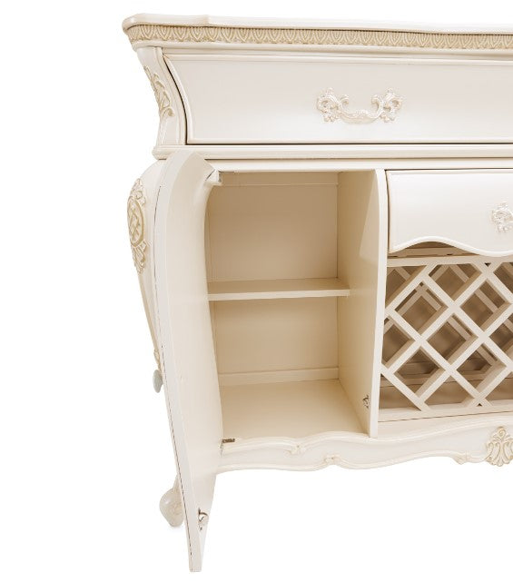 AICO Lavelle Sideboard in Classic Pearl - Furniture Land (Milwaukee, WI)