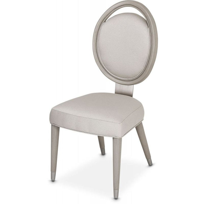 AICO Eclipse Side Chair (Set of 2) in Moonlight - Furniture Land (Milwaukee, WI)