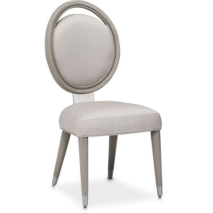 AICO Eclipse Side Chair (Set of 2) in Moonlight - Furniture Land (Milwaukee, WI)