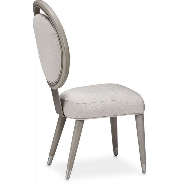 AICO Eclipse Side Chair (Set of 2) in Moonlight - Furniture Land (Milwaukee, WI)